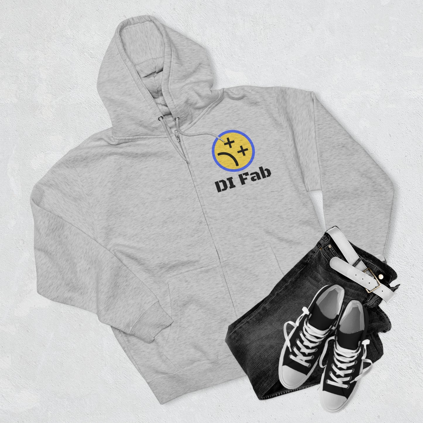 DI Fabrication Zip Hoodie - DI Fabrication