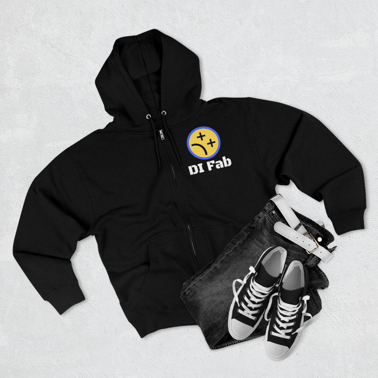 DI Fabrication Zip Hoodie - DI Fabrication