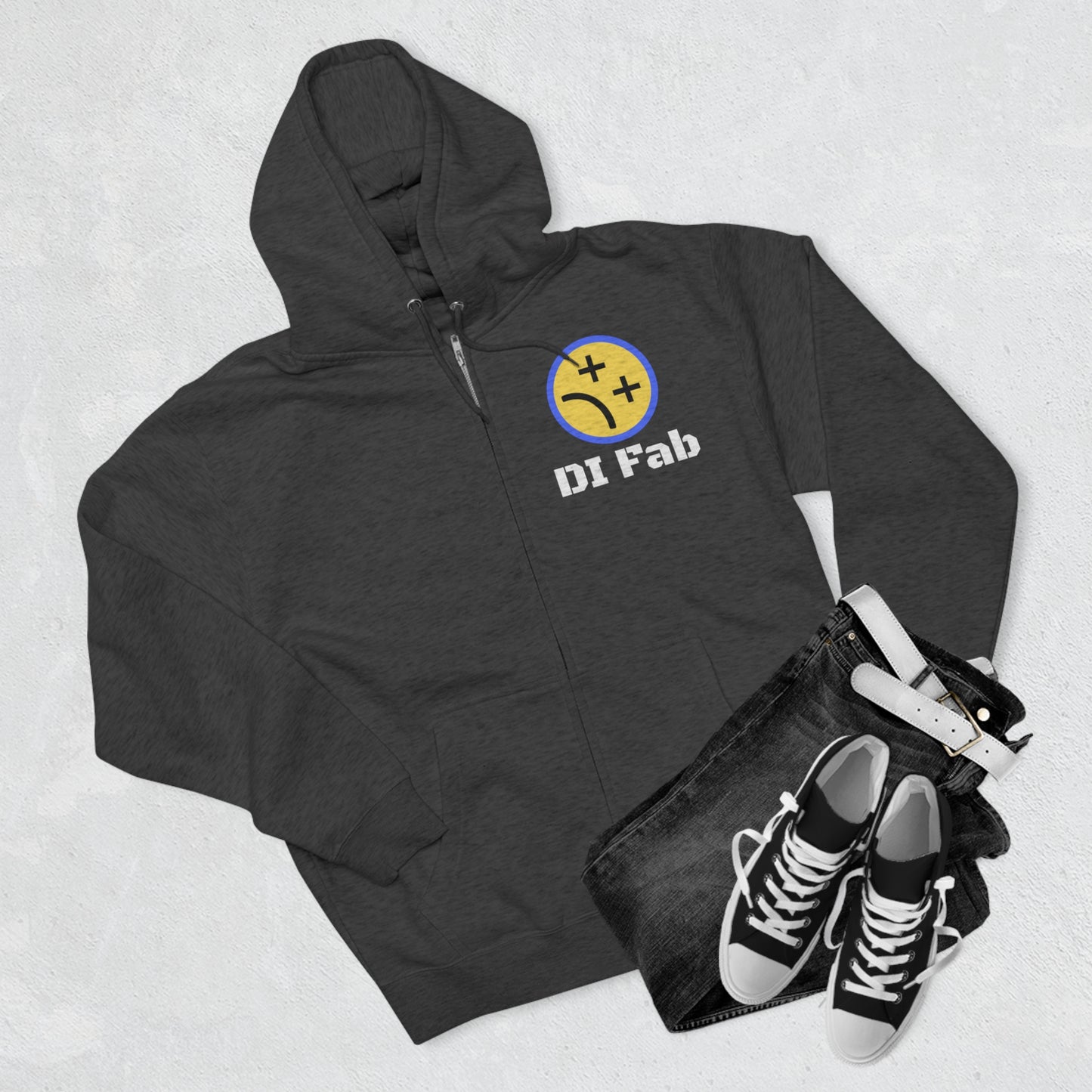 DI Fabrication Zip Hoodie - DI Fabrication