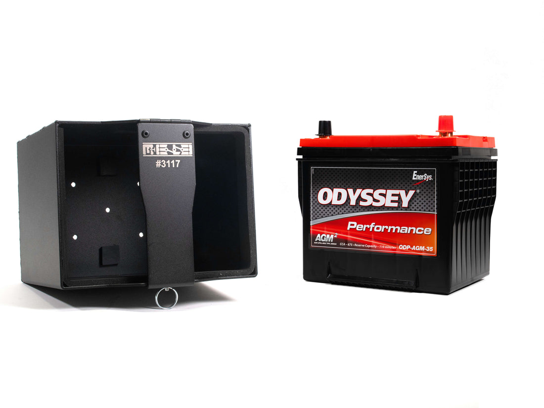 MeLe Group-35 Rally Spec Battery Mount - DI Fabrication