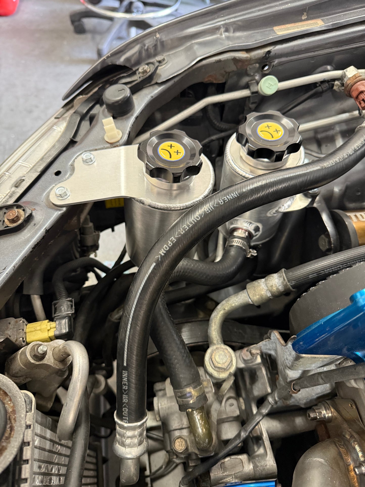 Evo 8/9 Modular Power Steering Reservoir - DI Fabrication