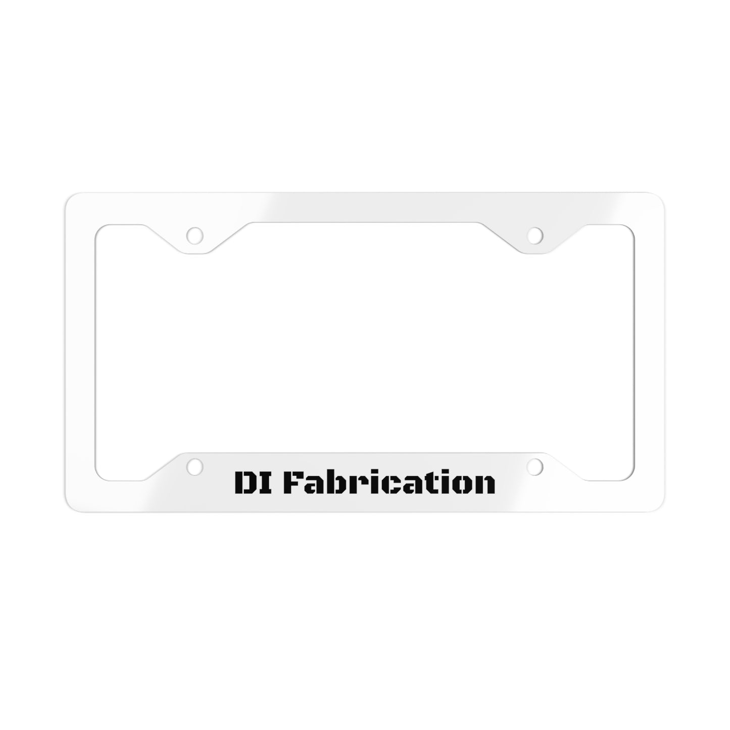 DI Fabrication Metal License Plate Frame - DI Fabrication