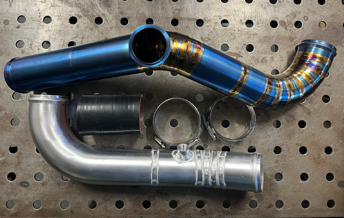 Budget Titanium 2.5" Upper Intercooler Pipe - DI Fabrication