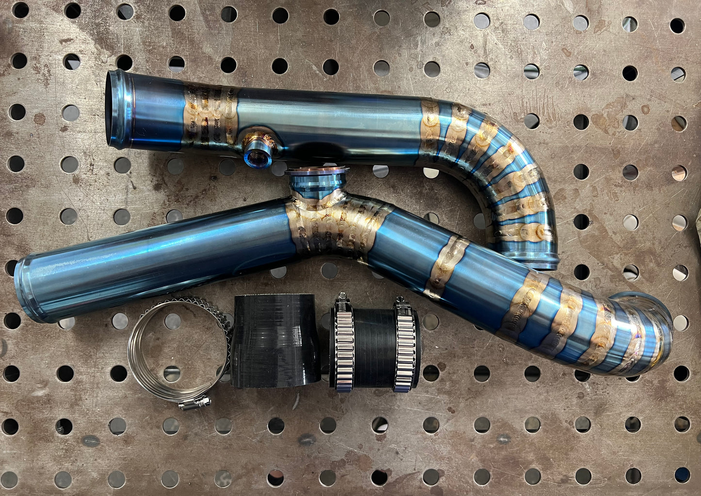 Titanium Upper Intercooler Pipe - DI Fabrication