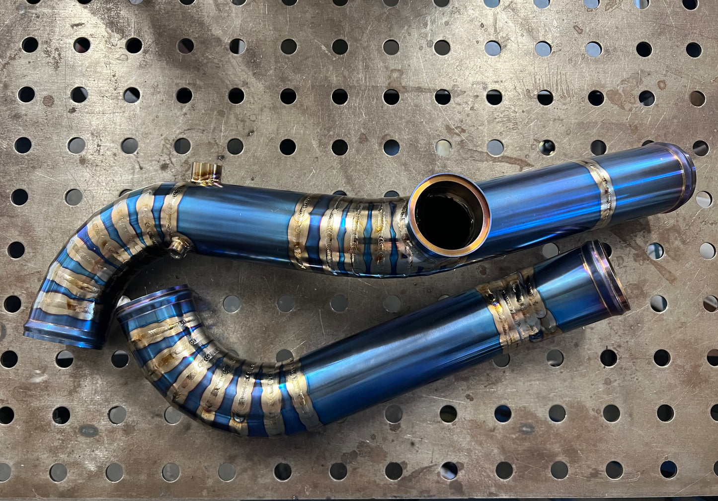 Titanium Upper Intercooler Pipe - DI Fabrication