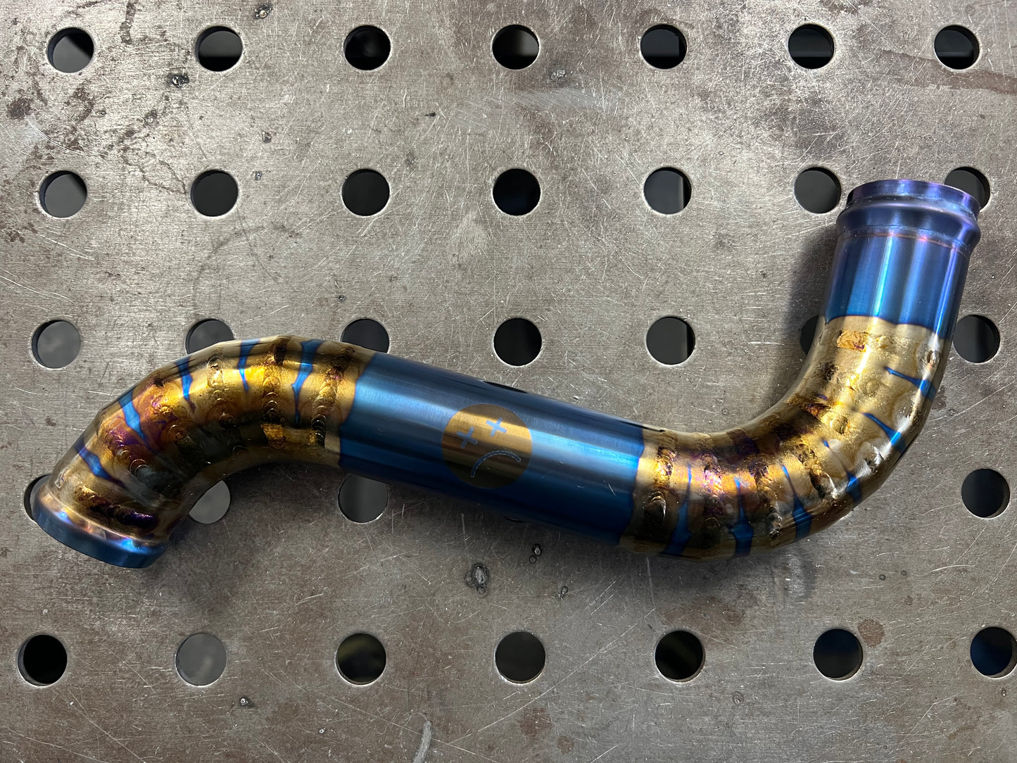 Titanium Upper Radiator Pipe - DI Fabrication